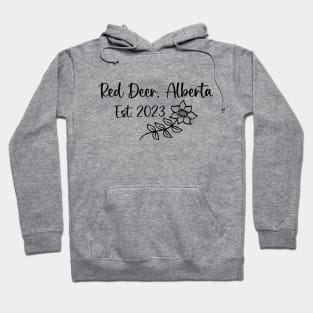 Born in Red Deer Alberta 2023 Hoodie